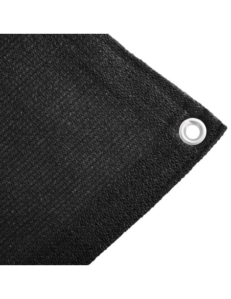 Tappeto da Tenda 250x250 cm Nero