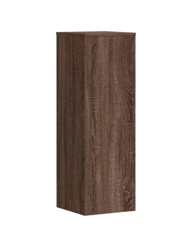 Supporto per Piante Rovere Marrone 33x33x100 cm in Truciolato