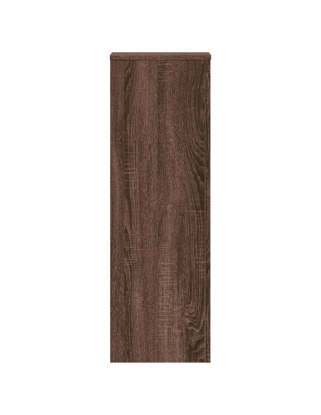 Supporto per Piante Rovere Marrone 33x33x100 cm in Truciolato