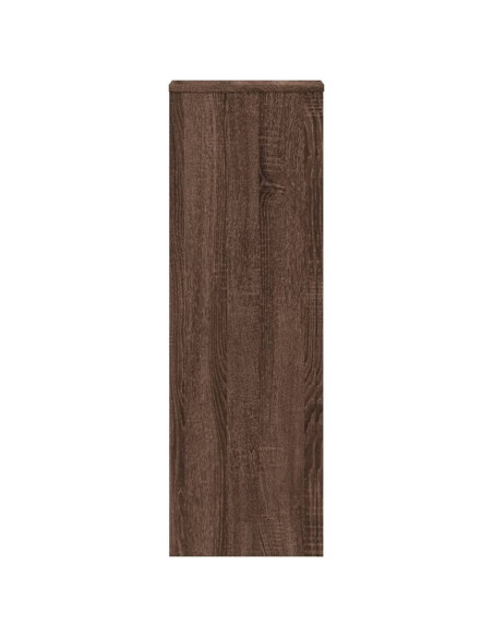 Supporto per Piante Rovere Marrone 33x33x100 cm in Truciolato