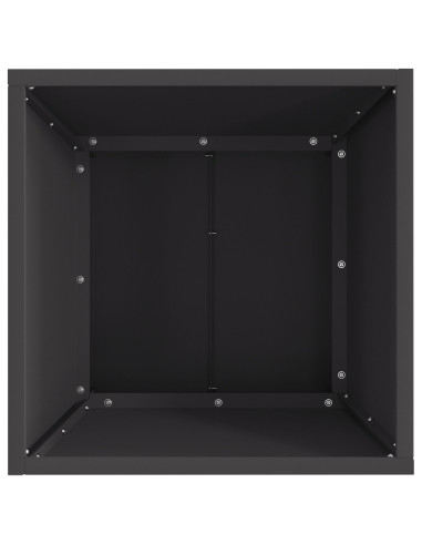 Focolare Nero 40 x 40 x 35 cm Acciaio