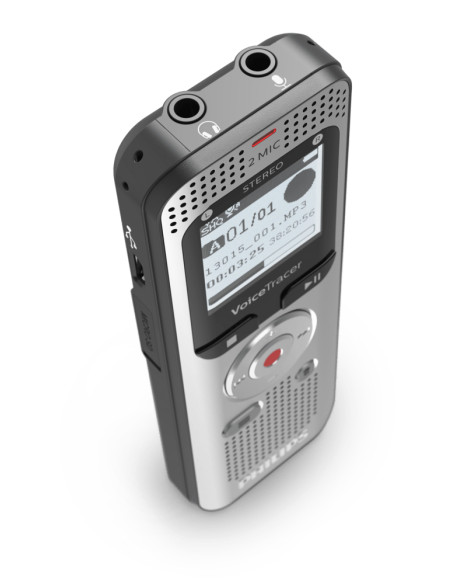 Philips Voice Tracer DVT2050/00 dittafono Flash card Argento