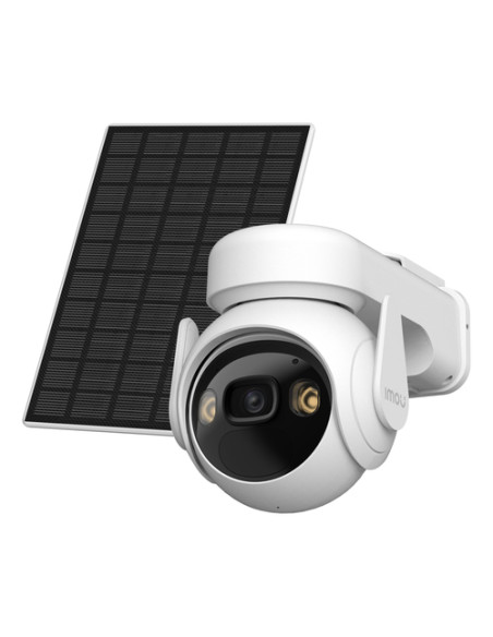 Imou Cell PT Lite Kit - Telecamera da Esterno a batteria con risoluzione 2K (3MP), Rilevamento Movimento/Umano, Visione Notturna
