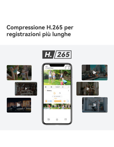 Imou Cell GO KIT 2K (3MP) Telecamera Wi-Fi Esterno/Interno Batteria Senza Fili, Rilevamento PIR/Umano, Visione Notturna a Colori