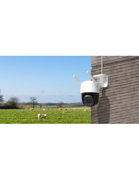 Imou Cruiser SC 4G 2K (3MP) - Telecamera 4G da esterno Motorizzata 360° - Visione Notturna a Colori, IP66, Tracciamento Intelli