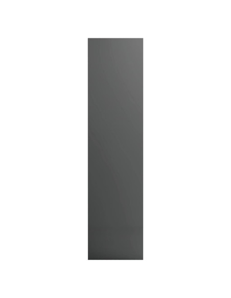 Armadio Grigio Lucido 50x50x200 cm in Legno Multistrato