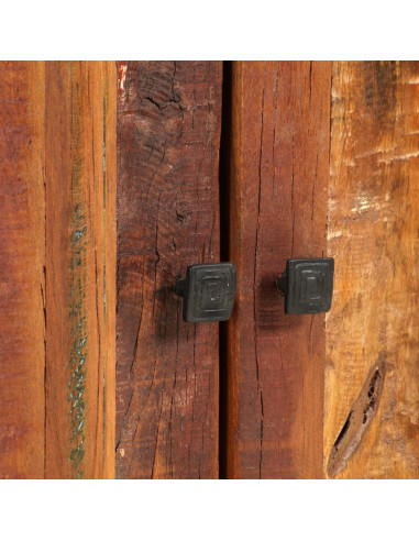 Credenza in Legno Massello di Recupero 140x35x76 cm