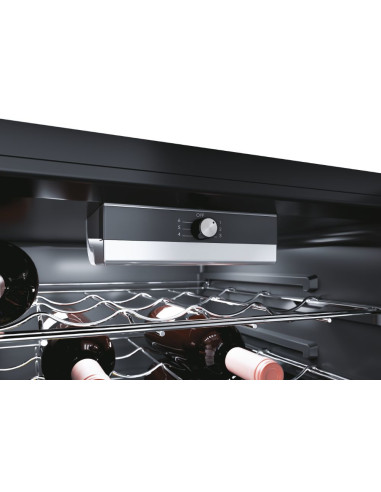 Candy CWC 021 M/NF Cantinetta vino con compressore Libera installazione Nero 21 bottiglia/bottiglie