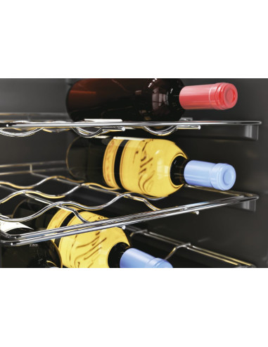 Candy CWC 021 M/NF Cantinetta vino con compressore Libera installazione Nero 21 bottiglia/bottiglie