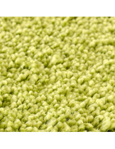 Tappeto Antiscivolo per Bagno con Taglio per Toilette Verde