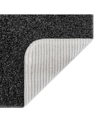 Tappetino da bagno antiscivolo Grigio scuro 50 x 80 cm PP