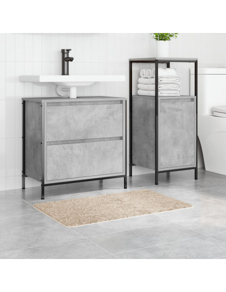 Tappetino da bagno rettangolare crema 50x80 cm in polipropilene antiscivolo
