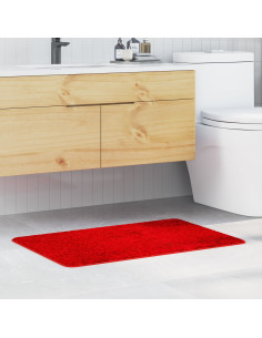Tappetino da bagno antiscivolo Rosso 60 x 90 cm PP