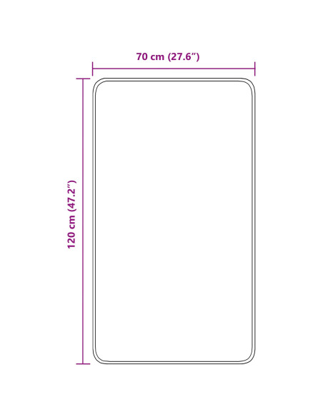 Tappetino da bagno antiscivolo Blu 70 x 120 cm PP