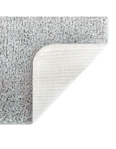 Set di tappetini antiscivolo per il bagno 2 pcs Grigio PP