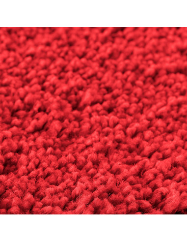 Set di tappetini antiscivolo per il bagno 2 pcs Rosso PP