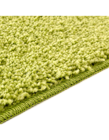 Set di 2 tappetini da bagno  Verde in polipropilene antiscivolo