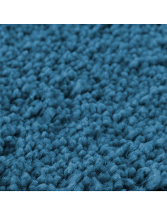 Set di tappetini antiscivolo per il bagno 2 pcs Blu PP