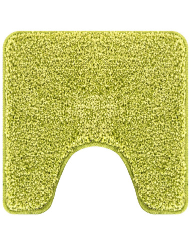 Tappeto Antiscivolo per Bagno con Taglio per Toilette Verde