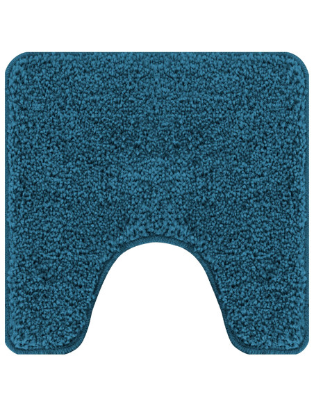 Tappetino da bagno a forma di U Blu 50x50 cm Polipropilene Antiscivolo