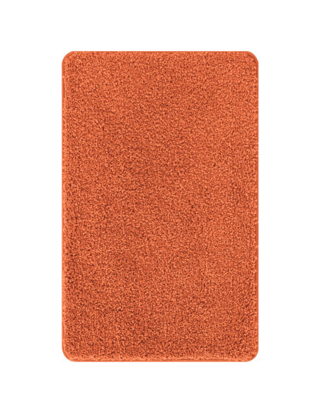 Tappetino da bagno rettangolare arancione 50x80 cm in polipropilene antiscivolo