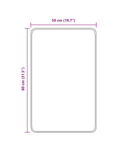 Tappetino da bagno antiscivolo Viola 50 x 80 cm PP 2