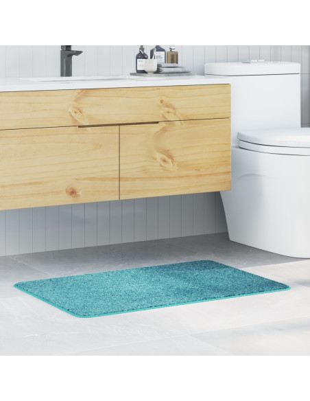 Tappetino da bagno antiscivolo Turchese 60 x 90 cm PP