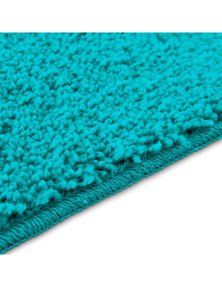 Tappetino da bagno antiscivolo Turchese 60 x 90 cm PP