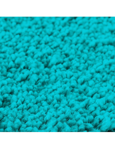 Tappetino da bagno antiscivolo Turchese 60 x 90 cm PP