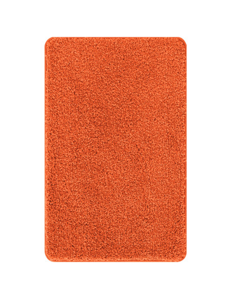 Tappetino da bagno rettangolare arancione 60x90 cm in polipropilene antiscivolo