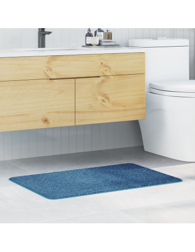 Tappetino da bagno antiscivolo Blu 60 x 90 cm PP