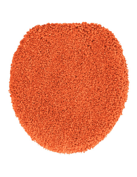 Set di tappetini da bagno 3 pezzi Arancione in polipropilene antiscivolo