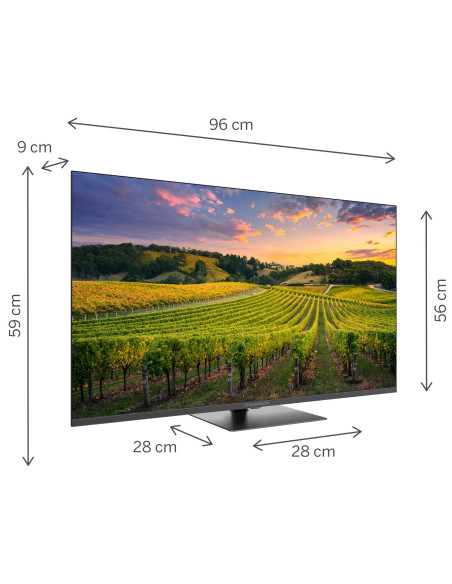TV 43 THOMSON UHD  SMART 4K QLED T2/C2S2 GOOGLE TV PIEDE