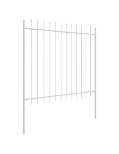 Recinzione per Giardino 2 pcs Bianco 3,4 x 1,5 m