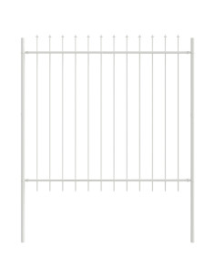 Recinzione per Giardino 6 pcs Bianco 10,2 x 1,5 m