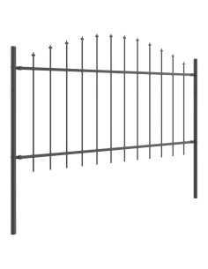 Recinzione per Giardino 2 pcs Grigio 170 x 140 cm