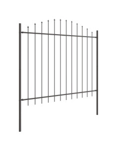 Recinzione per Giardino 3 pcs Grigio 170 x 165 cm