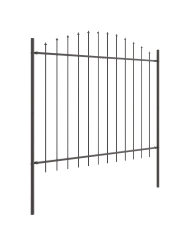 Recinzione per Giardino 6 pcs Grigio 170 x 190 cm