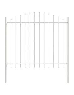 Recinzione per Giardino 4 pcs Bianco 170 x 190 cm