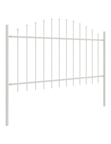 Recinzione per Giardino 5 pcs Bianco 170 x 140 cm