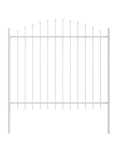Recinzione per Giardino 6 pcs Bianco 170 x 165 cm