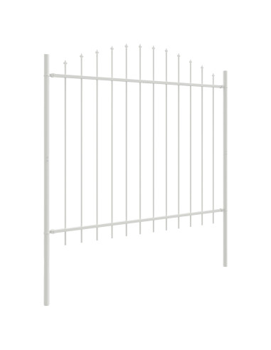 Recinzione per Giardino 7 pcs Bianco 170 x 165 cm