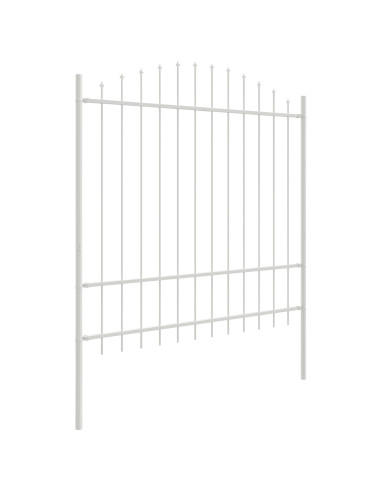 Recinzione per Giardino 8 pcs Bianco 170 x 215 cm
