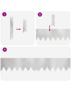 Bordura per Prato 20 pcs Argento 100 x 0.05 x 20 cm