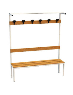 PANCA IN ACCIAIO LEGNO+ALZATA 150CM 2