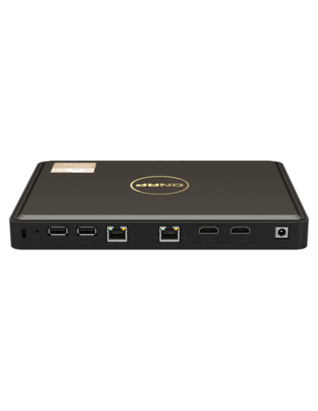 QNAP TBS-464 NAS Desktop Intel® Celeron® N5105 8 GB DDR4 0 TB QNAP Turbo System Nero