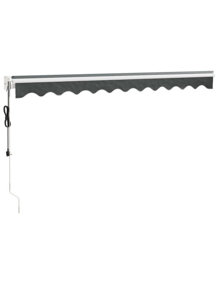 Tenda Sole Automatica Retrattile Antracite 3,5x2,5 m