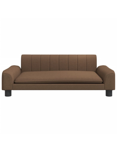 Divano per Bambini Marrone 90x53x30 cm in Tessuto