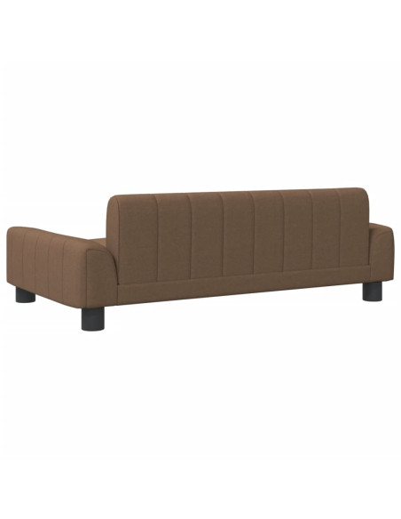 Divano per Bambini Marrone 90x53x30 cm in Tessuto