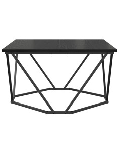Tavolino da salotto Rovere Nero 80 x 80 x 45 cm